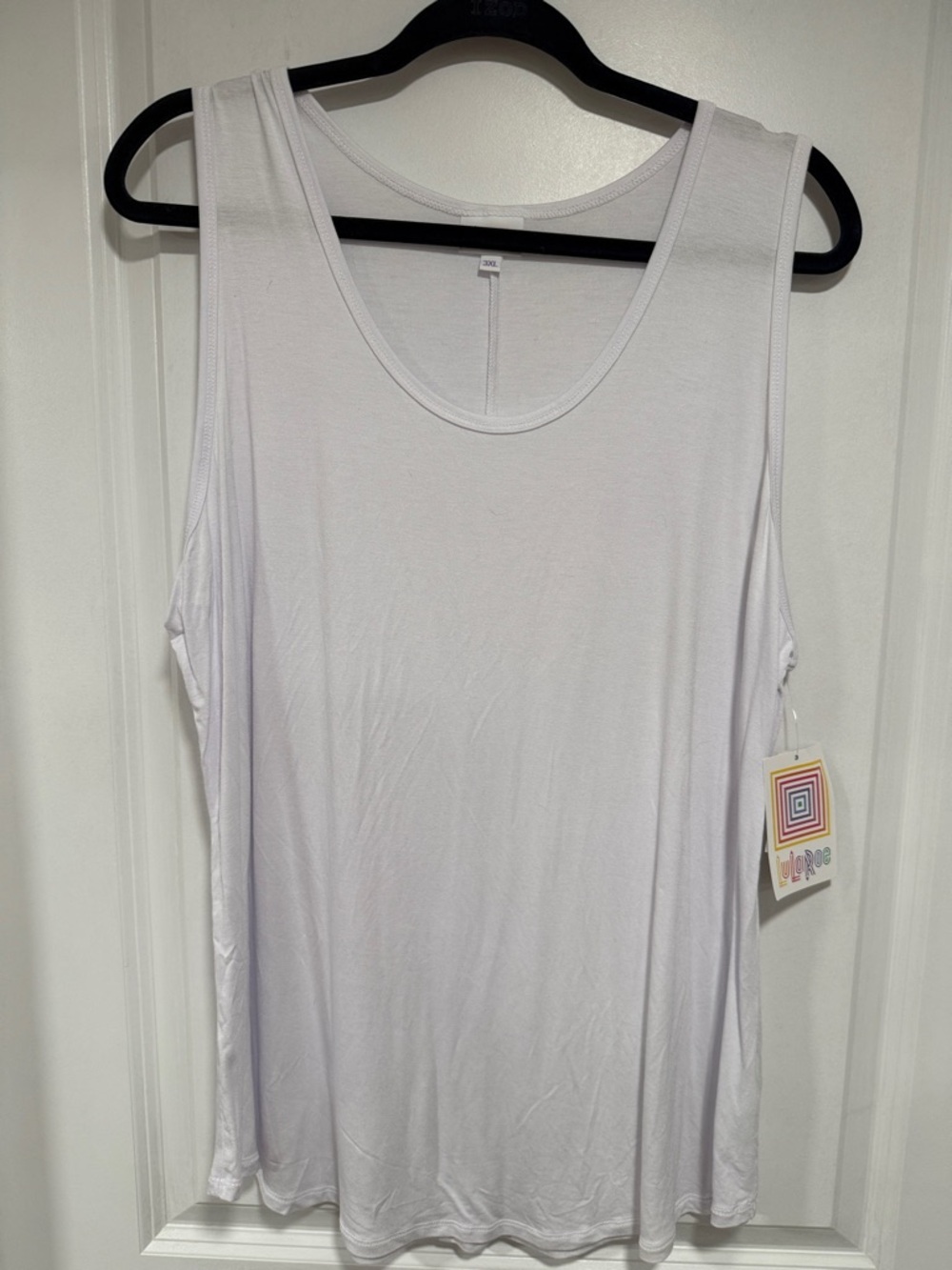 3XL LuLaRoe Classic White Scoop Neck Tank